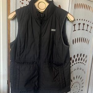 Figs Black Quilted Vest size Large. The best vest ever!! Great condition